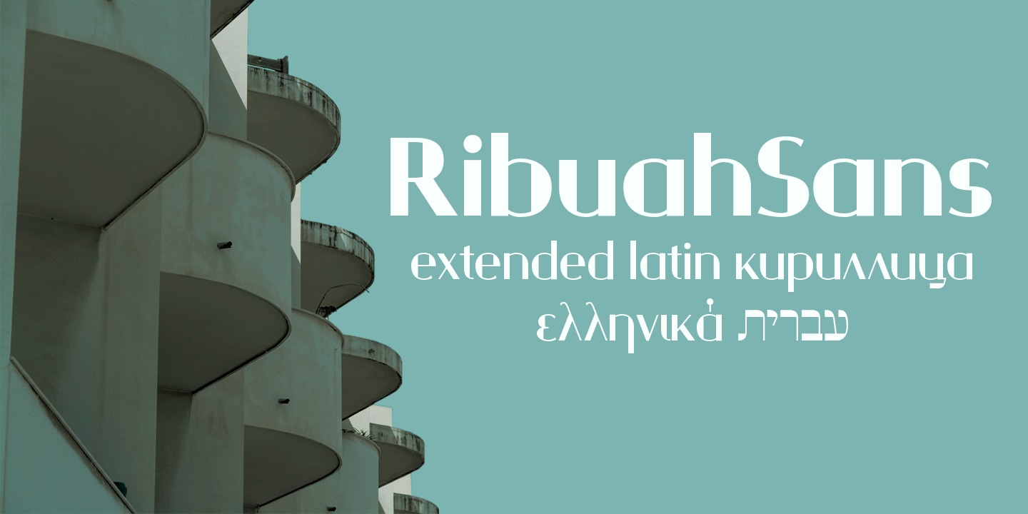Beispiel einer Ribuah Sans-Schriftart #1